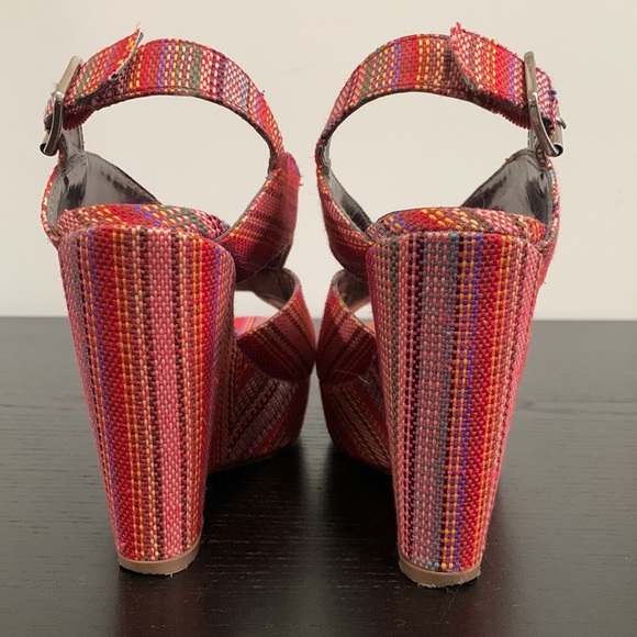 CROMA VINTAGE wedge fabric heel - Picture 6 of 11